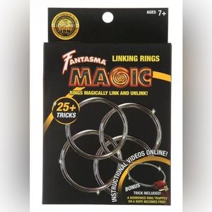 Magic Linking Rings NWT. 25+ tricks.